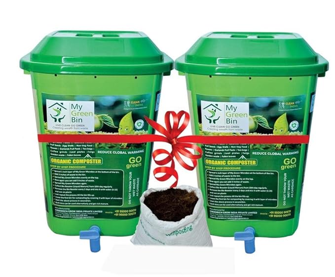 My Green Bin LIVE CLEAN GO GREEN Creating wealth from waste 25 LTR Home