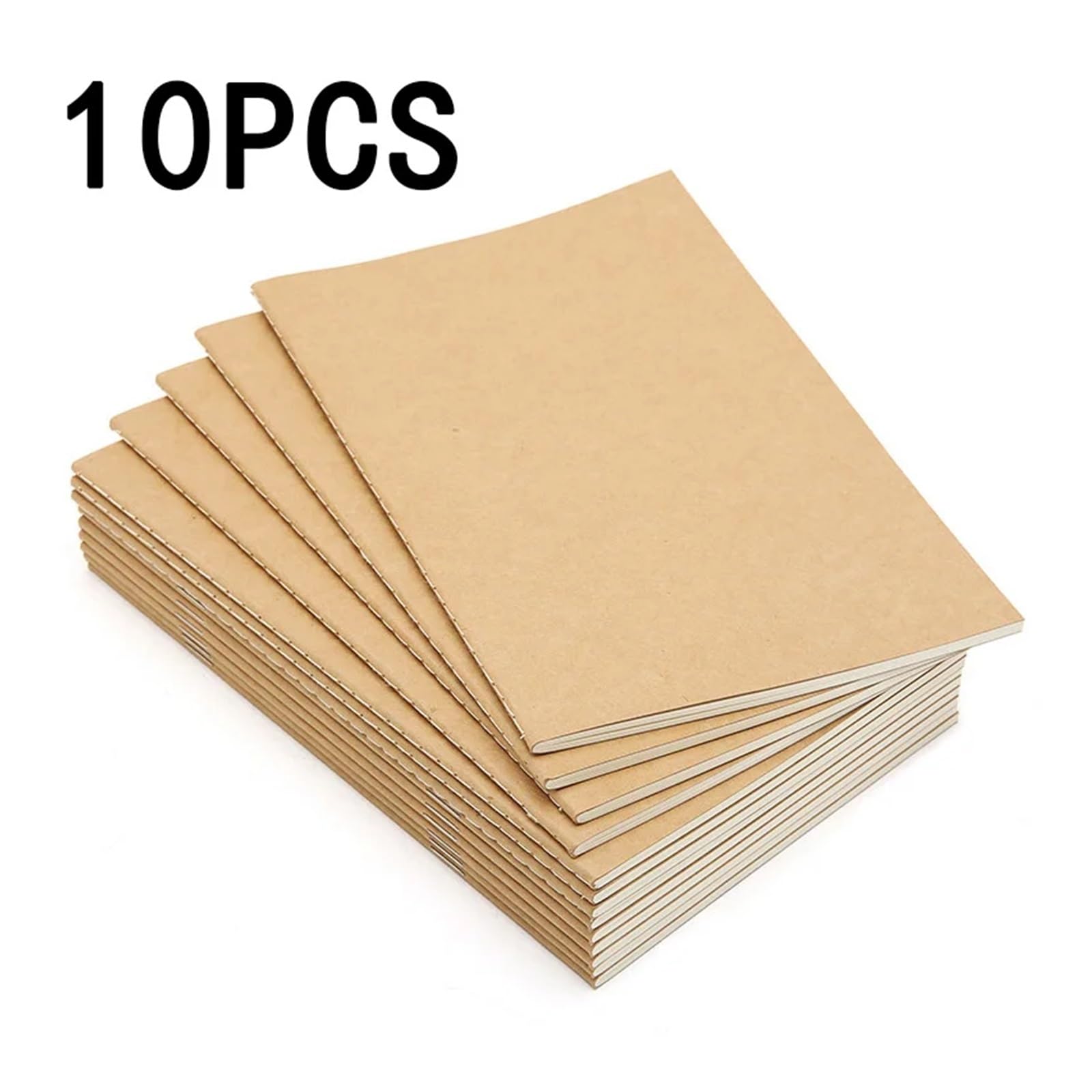 10 szt. Notatniki biznesowe w miękkiej oprawie na notatki ze spotkań 20x11 cm Oprawa szyta Opakowanie zbiorcze Trwałe