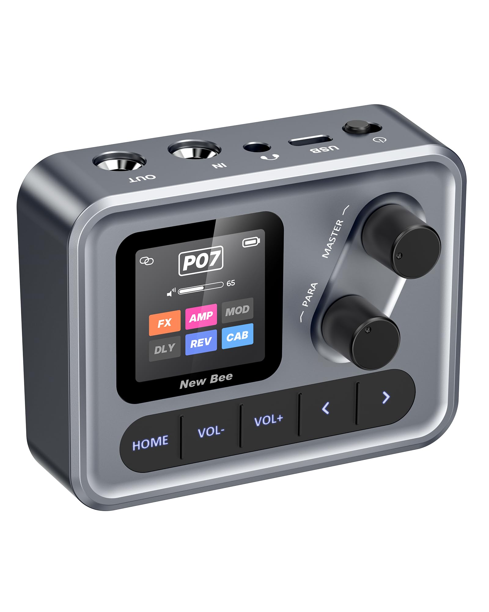 Amazon | New Bee ギターエフェクター ギタープロセッサー モデリング