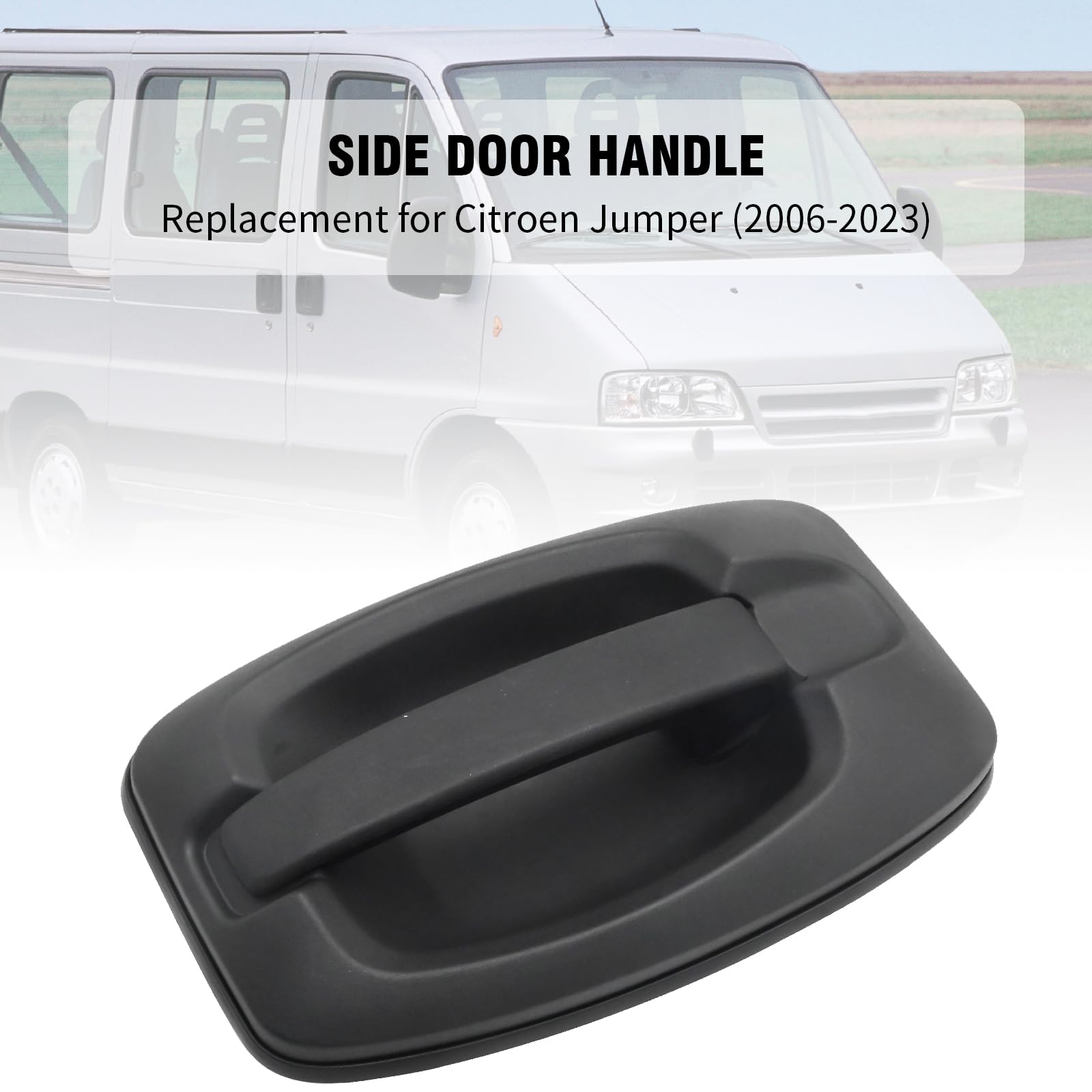 Hoypeyfiy 735426421 Maniglia per porta scorrevole con cavo, Maniglia per porta laterale sinistra o destra Ricambio per Fiat Ducato Sostituzione per Citroen Jumper Sostituzione per Peugeot Boxer