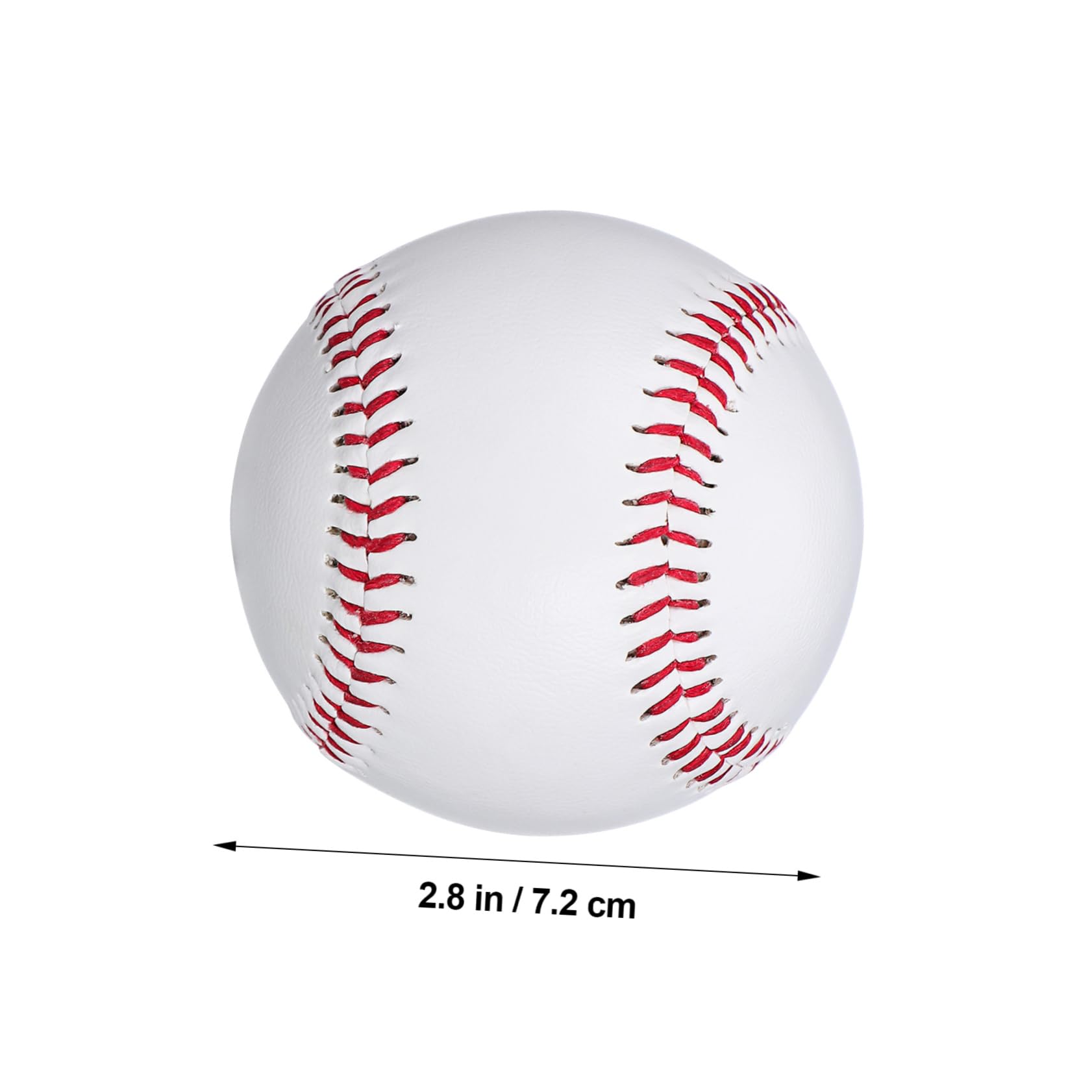 Anneome Balones de Béisbol de Entrenamiento para Principiantes, 12 Piezas, Superficie Lisa de PVC y Virutas de Madera, Adecuado para Bateo