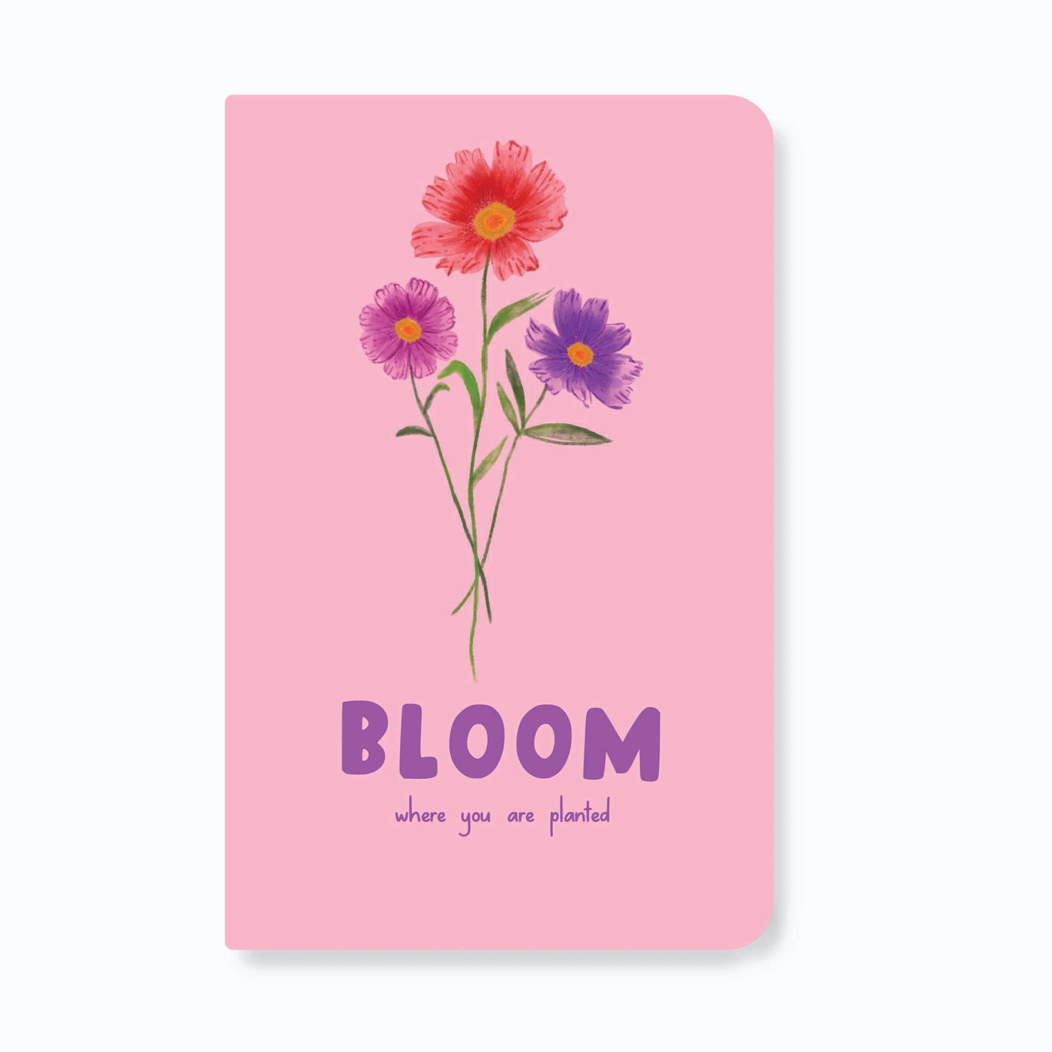Factor Notes Notebook: 90 GSM, B6, Ruled, 112 Pages Journal Diary (Bloom planted)