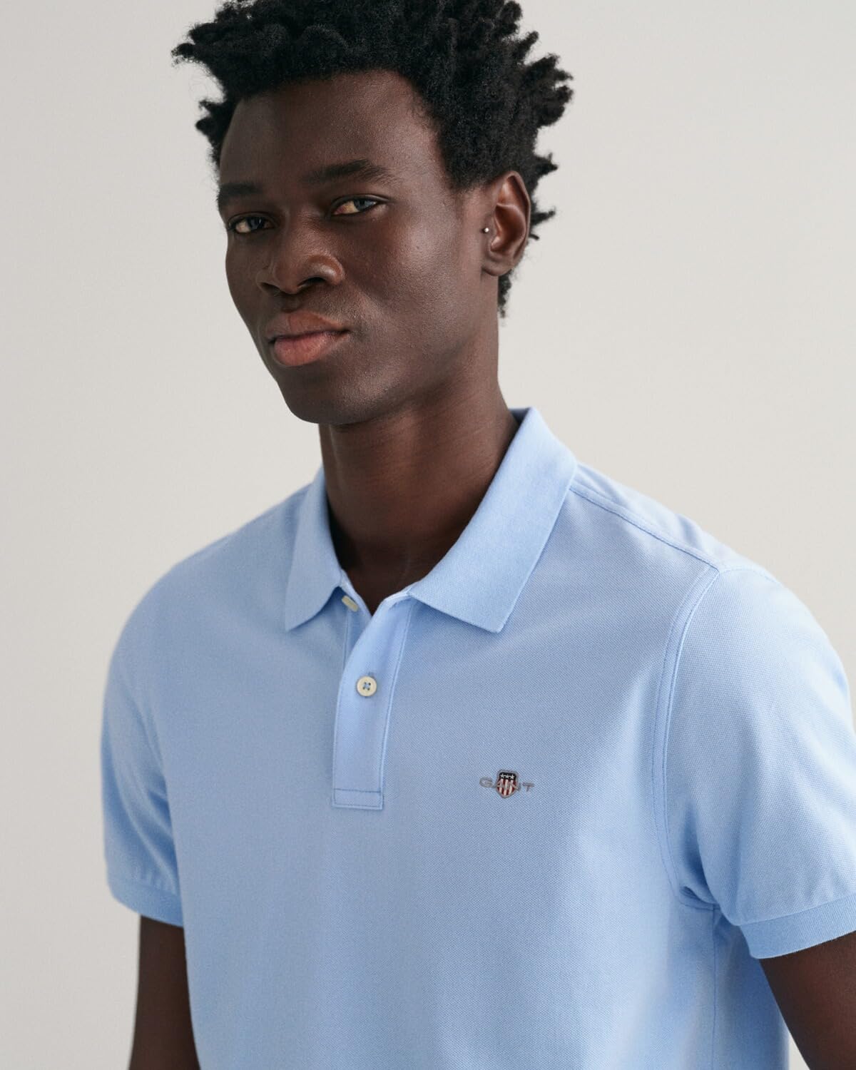 GANT Uomo Polo Regolare in piqué con Scudo, Rich Navy
