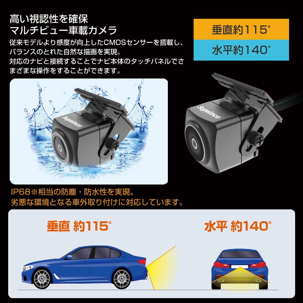 Amazon.co.jp: 「ND-BC9/ND-BC8 互換」バックカメラ カロッツェリア