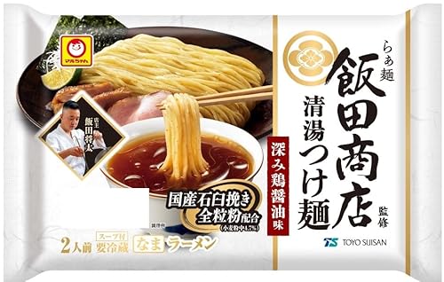 [冷蔵]マルちゃん らぁ麺飯田商店監修 清湯つけ麺 深み鶏醤油味 ２人前×6袋のサムネイル