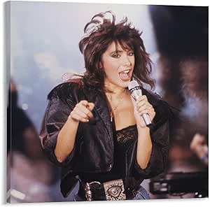 KPOKAHT Sabrina Salerno Nude Big Boobs Sexy Woman Model Actress Canvas