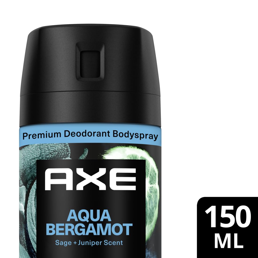 AXE Premium Bodyspray Aqua Bergamot Deo ohne Aluminiumsalze 8x 150ml