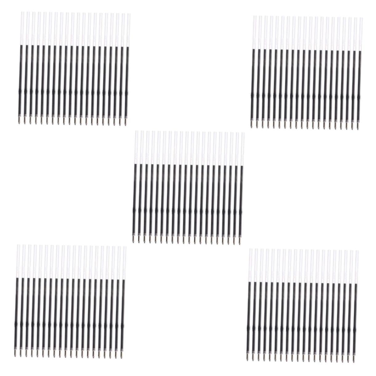 ARTIBETTER 5 Ensembles Recharges De Stylos À Bille Papeterie De Bureau Recharges De Stylos De Bureau Portables Remplacements De Recharges Recharges Pour 200 pièces * 5
