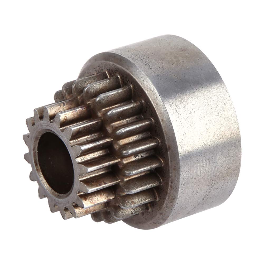 Qcwwy 02023 Metal Clutch Bell Double Gear for HSP 94122 Nitro 1/10 Car Drift Vehicle, CNC Machined and Polished