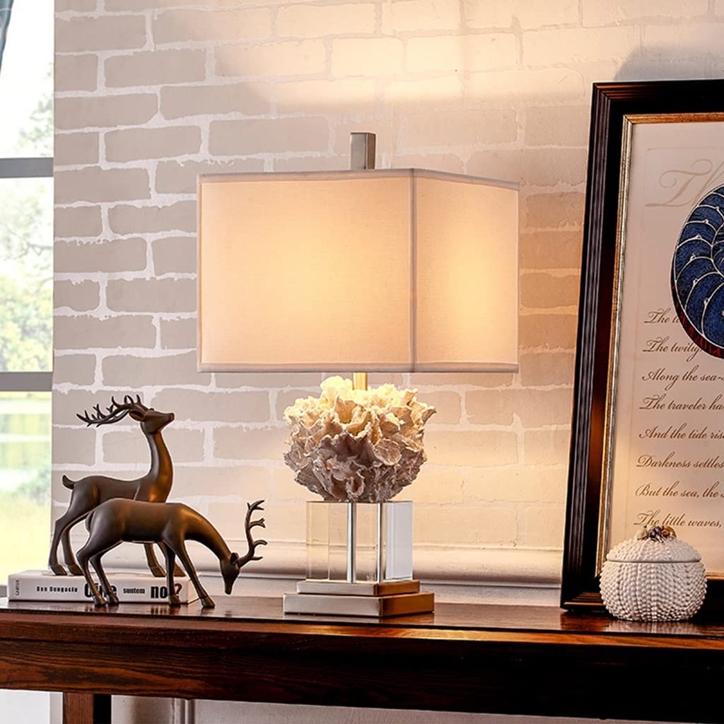 Lampa stołowa Prosta kreatywna kryształowa lampa stołowa lampka nocna do sypialni salon europejska osobowość lampa stołowa dostępne są trzy tryby przełączania Lampa stołowa LED(Dimmer switch)
