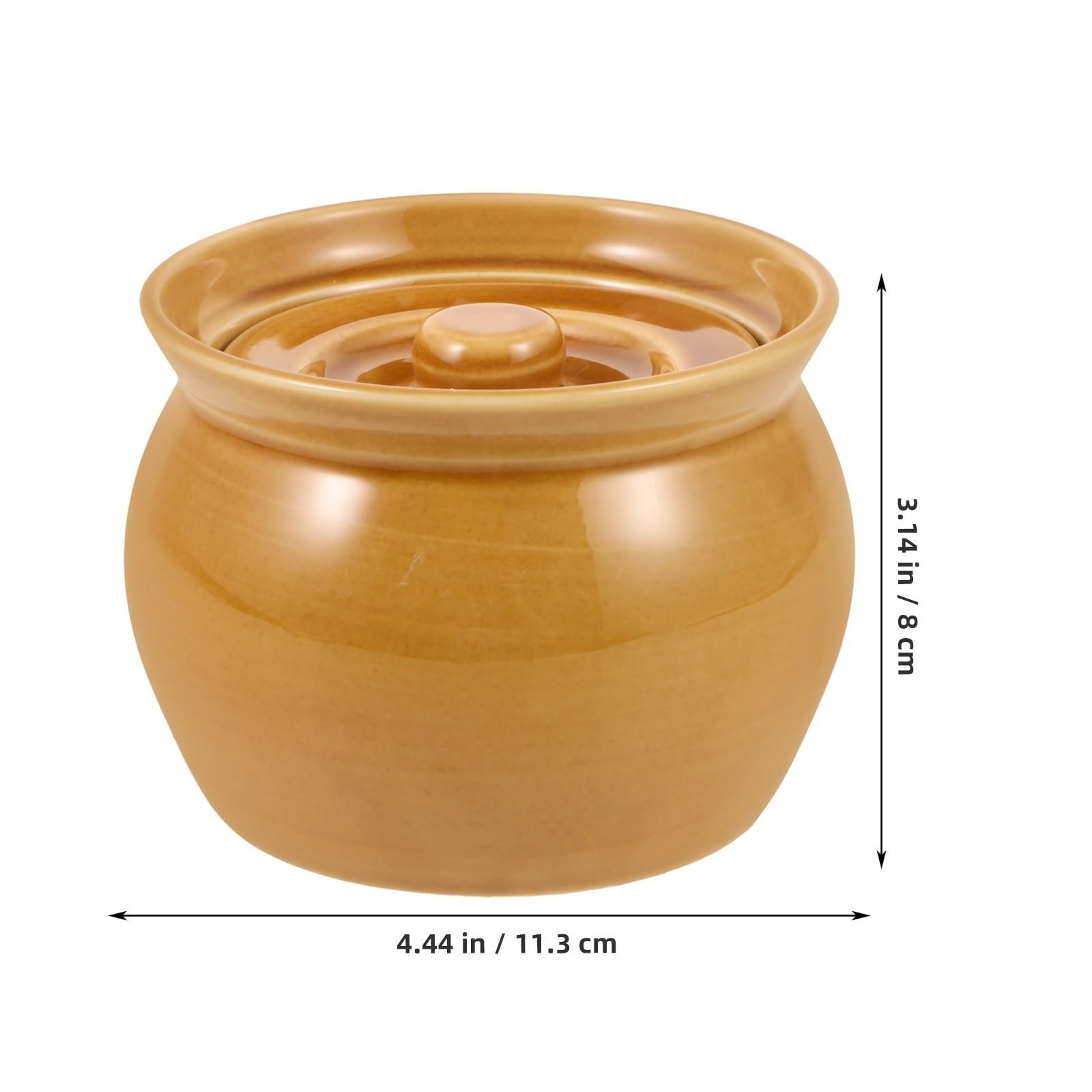 Cacerola Olla de barro for hervir a fuego lento, tarro sopa con tapa, cuenco pequeño cerámica for guisado, cubierta, vajilla, cazuela cocina