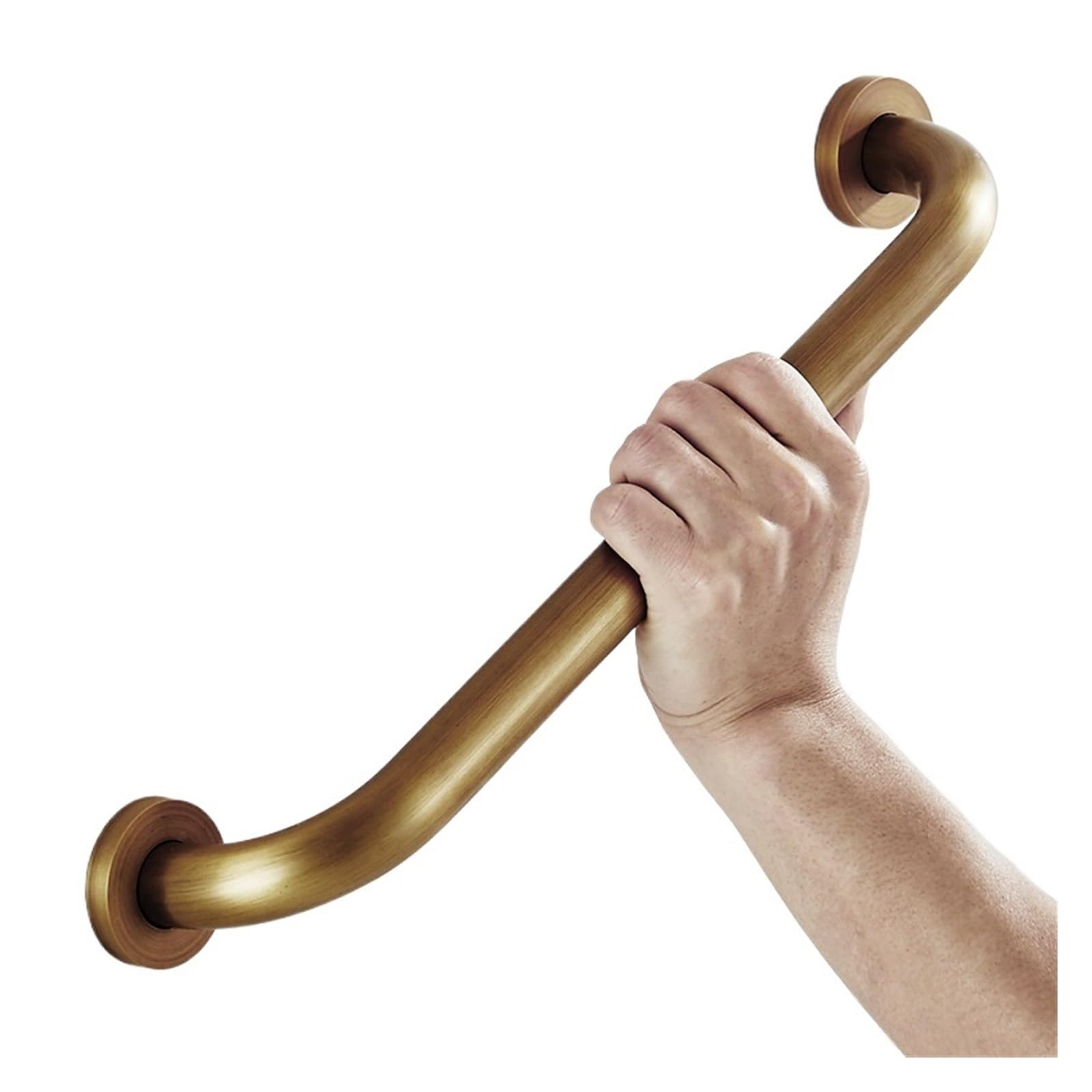 Asa Para Ducha Barra de apoyo for baño 30/35/40/45/50 cm con acabado en bronce antiguo cobre, segura for personas mayores de Baño(35cm)