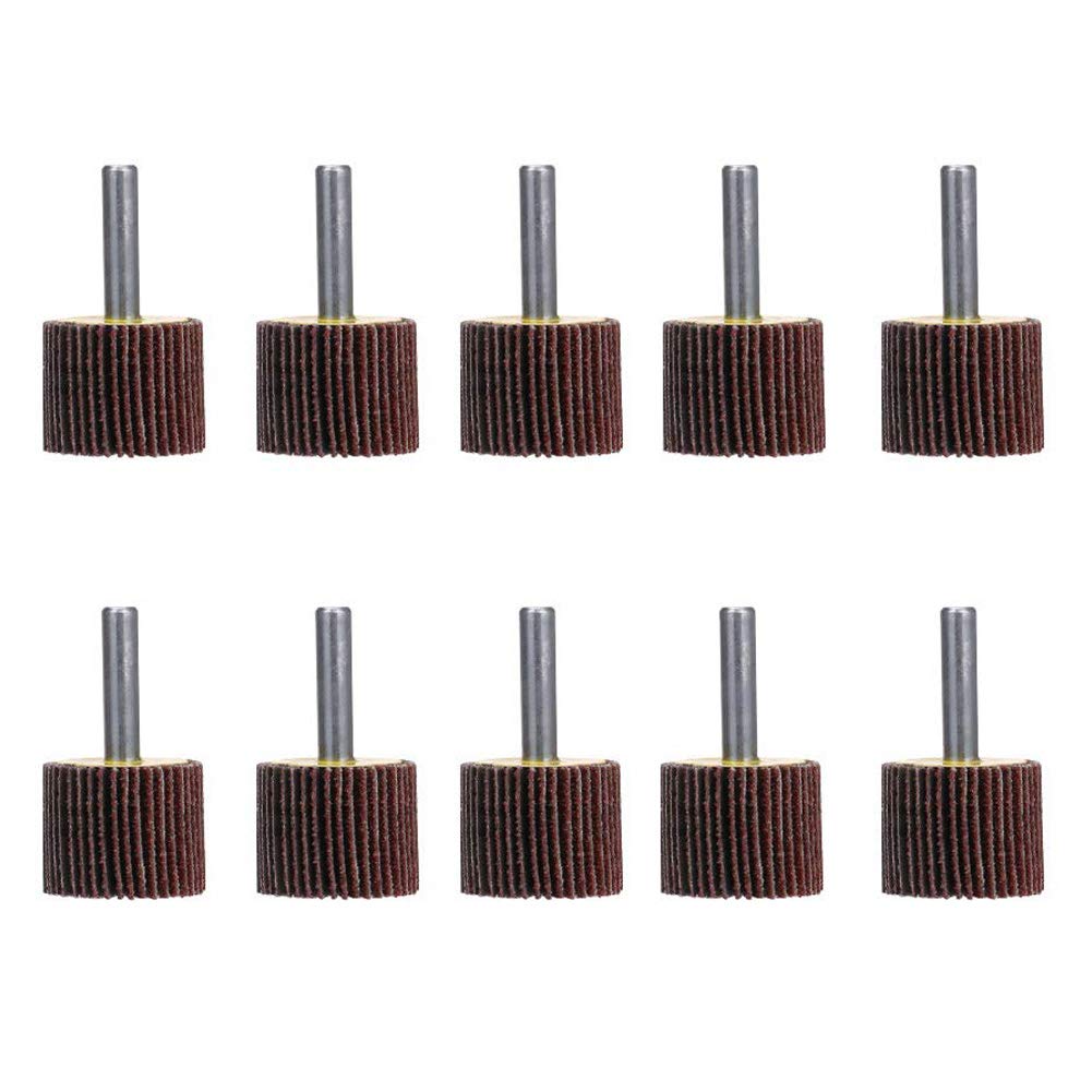 Mounted Flap Wheels 1″ x 1″ with 1/4″ Shank, 80 Grits Aluminum Oxide