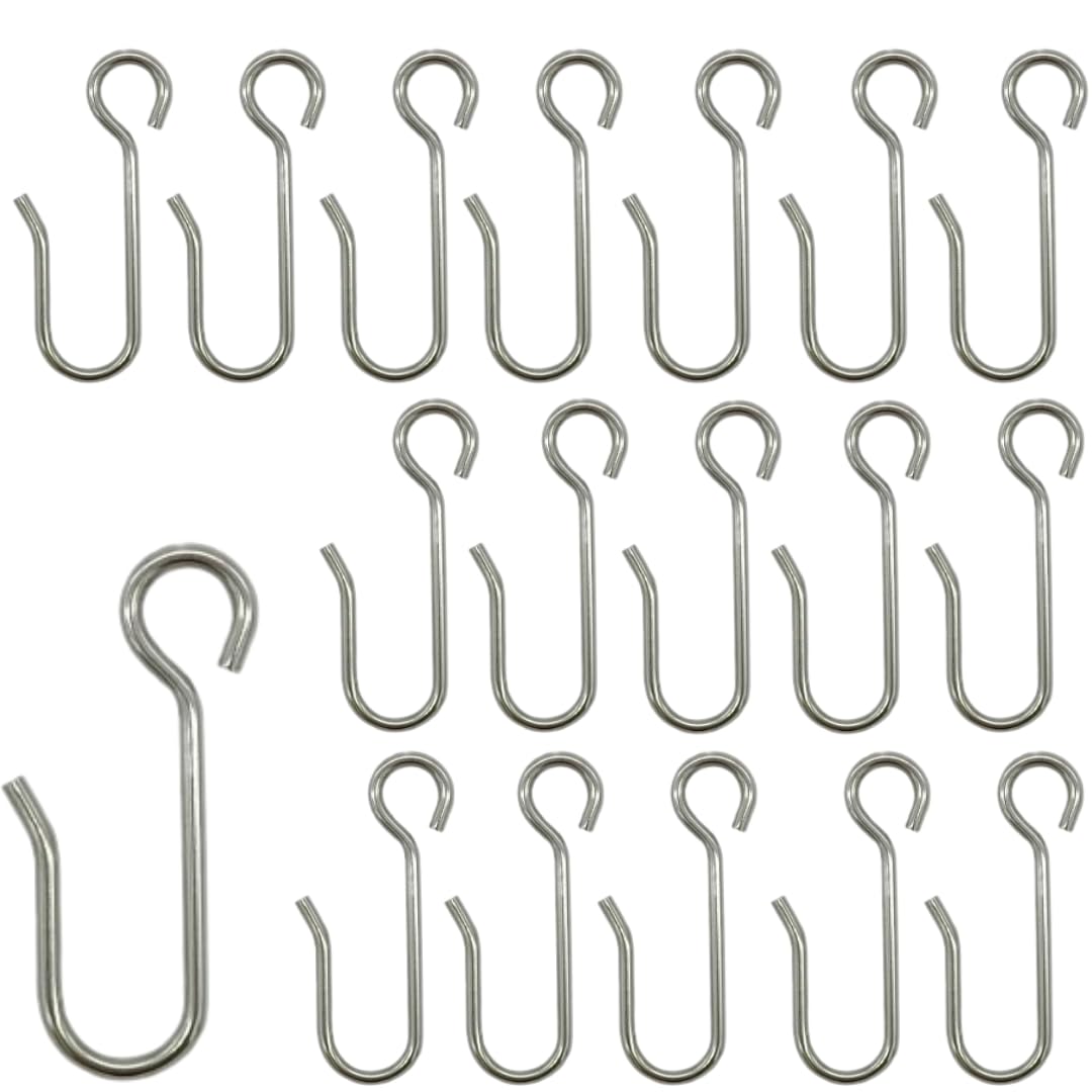 DEEGAA MART Metal Hook for Curtain Track Curtain Channel Curtain Runner, Material - Stainless Steel (SS), Color - Silver (100) (B0CN3RZHZ8) Amazon Price History, Amazon Price Tracker