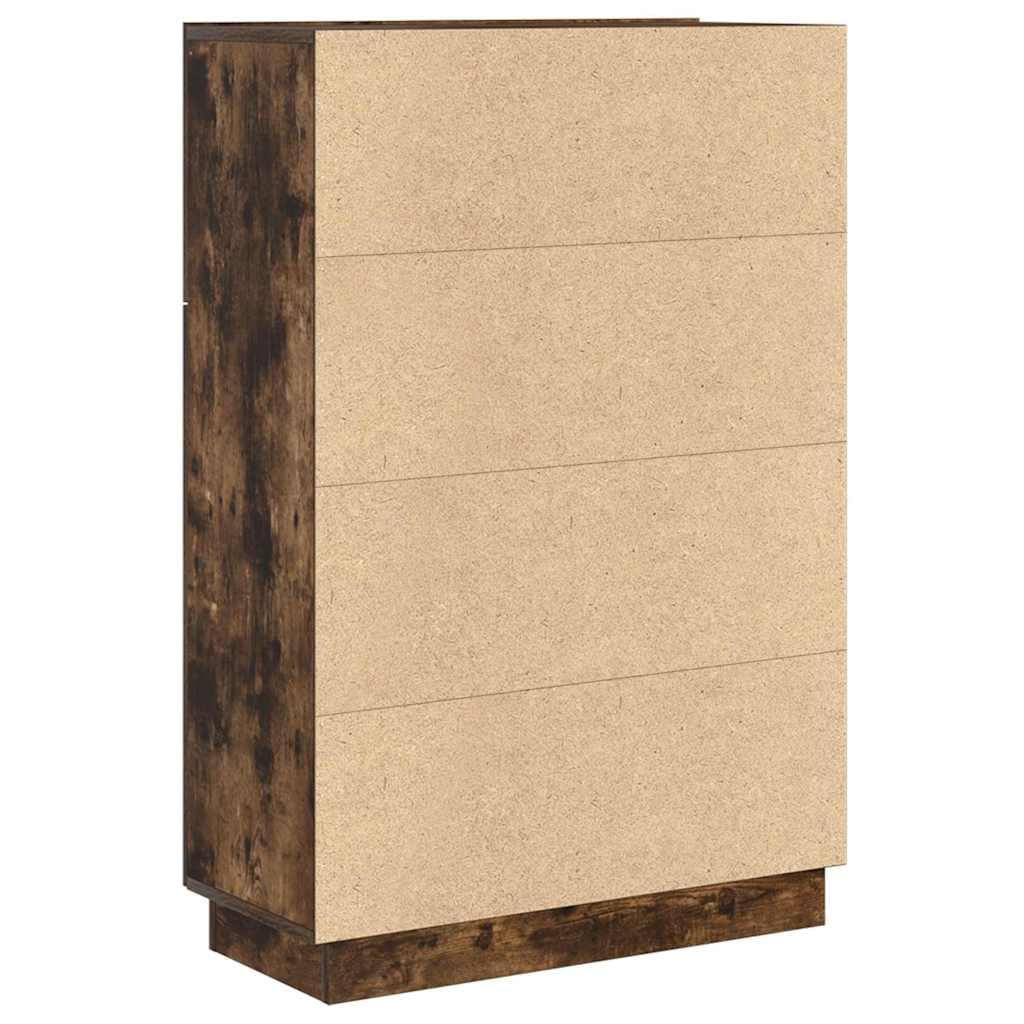 Scrivania per affumicatura, 71,5 x 31,5 x 106,5 cm, materiale in legno, moderno per computer desk con spazio di archiviazione per ufficio, scrivania versatile