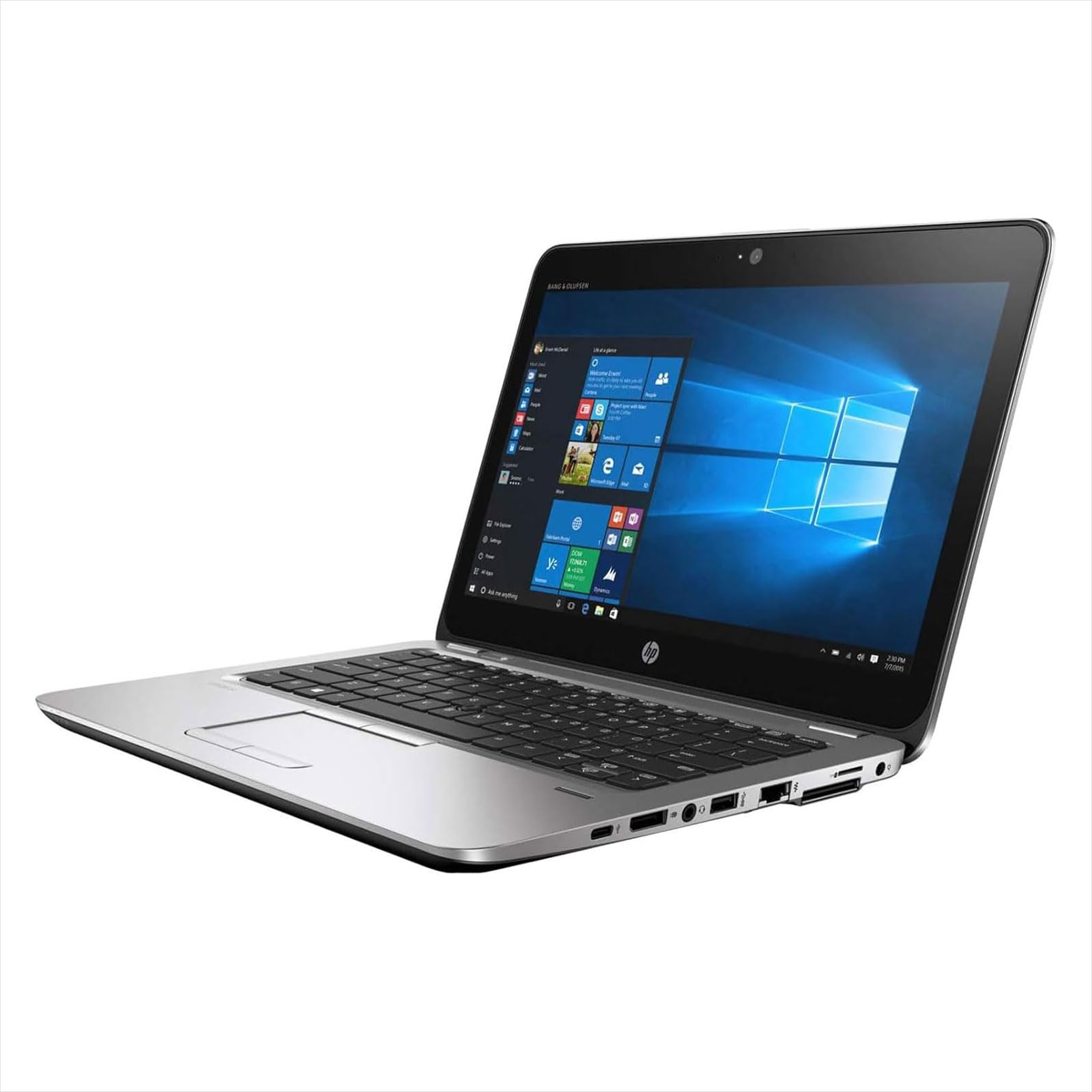 HP EliteBook 820 G3 Pc Portatile Notebook Intel Core i5-6200U 2.30 GHz, Ram 8Gb, SSD 128Gb, Display 12.5’’, WiFi, BT, CAM, Windows 11 Pro (Ricondizionato)