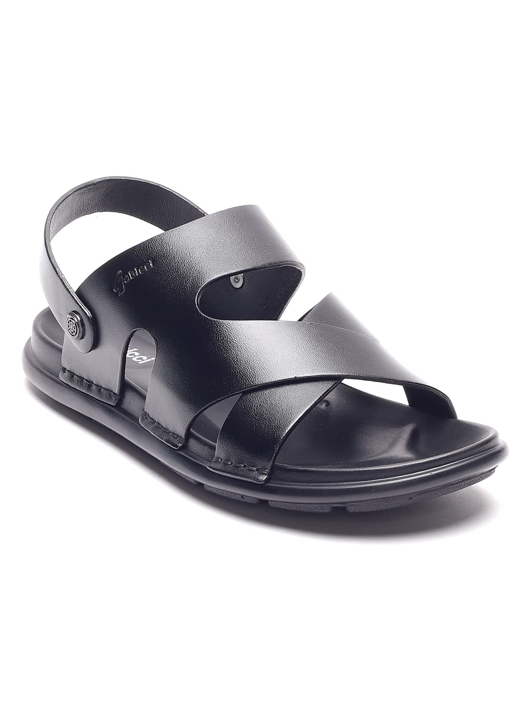 GABICCI Coppola Black Leather Formal Slip on Sandal For Men (Size09) (B0C1H7633X) Amazon Price History, Amazon Price Tracker