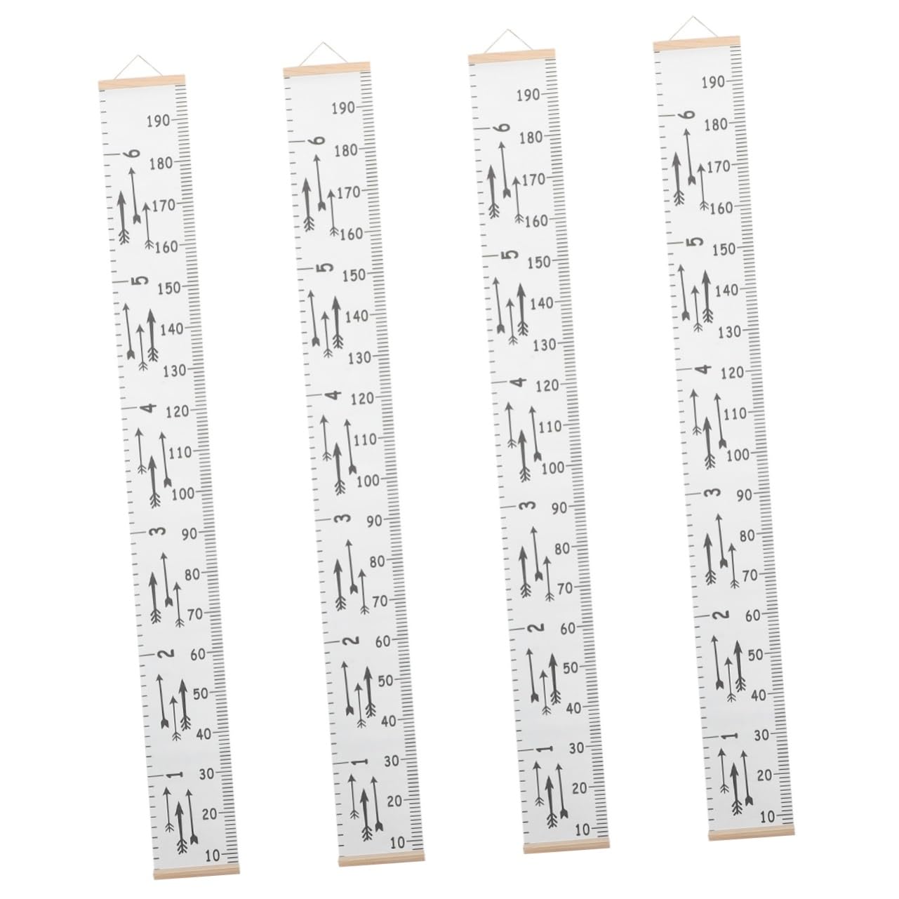 Toise murale solution mesure taille enfant règle motifs flèches