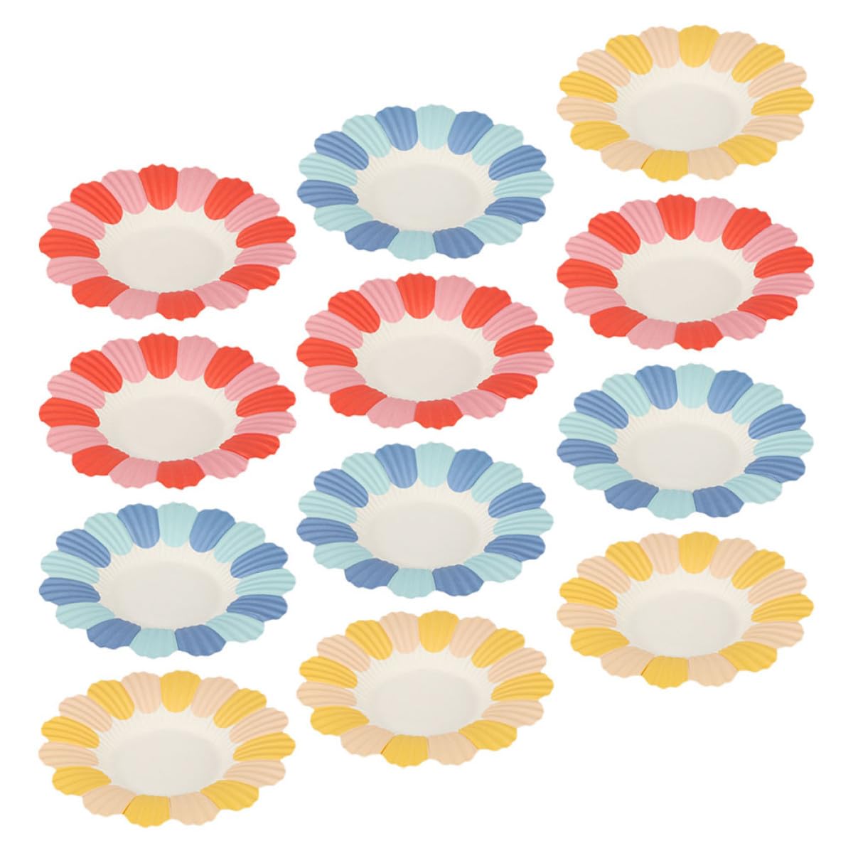 Assiettes en papier de fleur pour créer des souvenirs magiques de fête