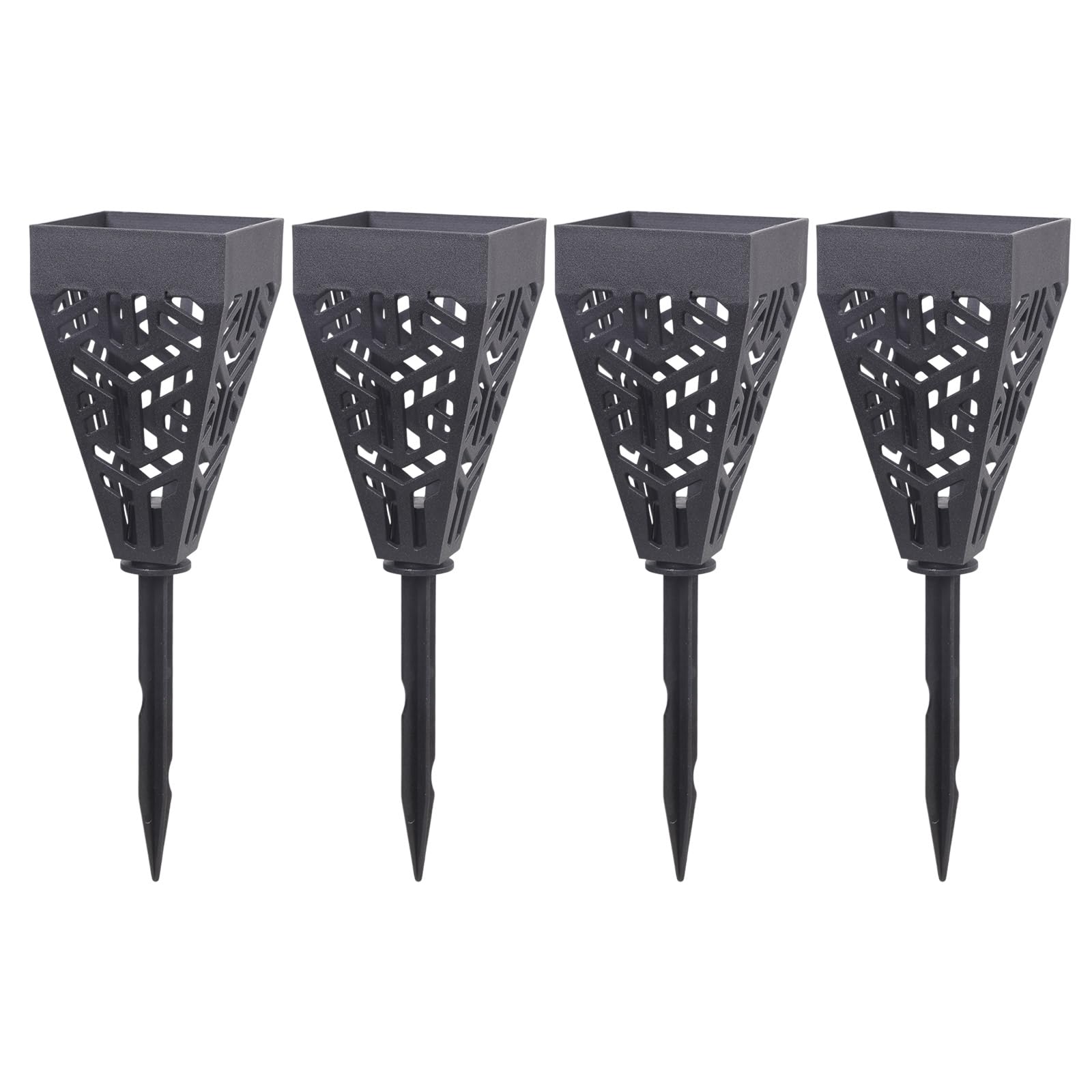 Cemetery Vase Decorative Cone Shaped for Lawns and Graveyard with Drainage Hole Grave Decoration Graveyard Flower Container