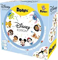 Galápagos, Dobble: Disney, Familia, 6 anos+, 2 a 8 jogadores, partidas de até 15 min