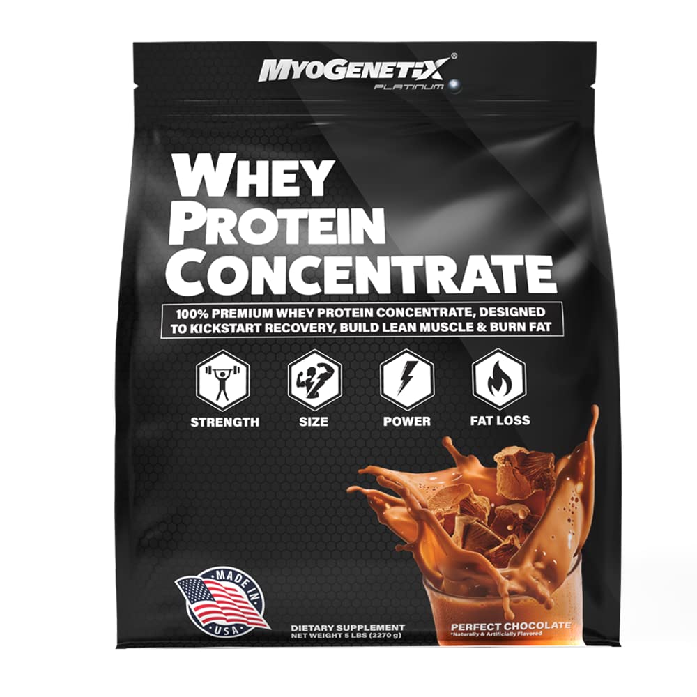 WHEY PROTEIN CONCENTRATE For Men & women helps to Build Strength, Size, Power and Fat Loss | Perfect Chocolate Flavor | 2270g (5 Lbs) | VEG | Whey Protein