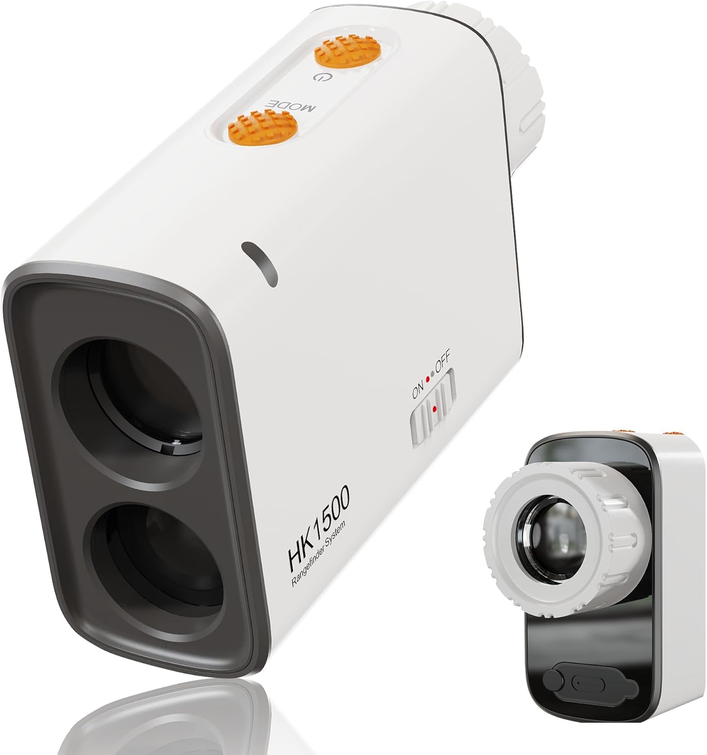 Hiker HK1500 Golf Rangefinder, 1500 Yards Electronic Anti-Shake Supported Laser Range Finder with Slope, Ranger Finders Golfing with 6X Magnification Flag Pole Locking Vibration 1000mAh Battery