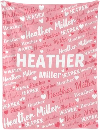 Miniatura 10 de Dr.TOUGH Mantas personalizadas con nombre, mantas personalizadas con nombre, mantas de bebé personalizadas para niñas, niños y adultos, mantas con