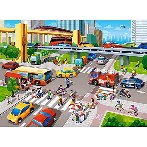 Castorland B-070039 City Rush Puzzle 70 pièces Multicolore