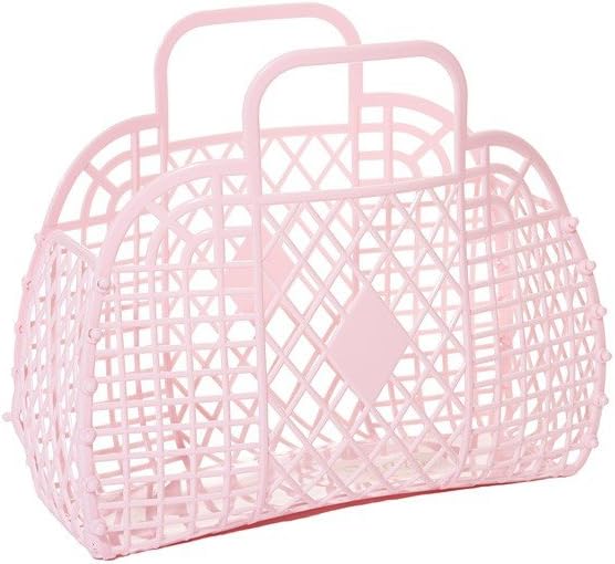 Sun Jellies Retro - Small Bag. 25 x 22 x 11 cm Pink Stick
