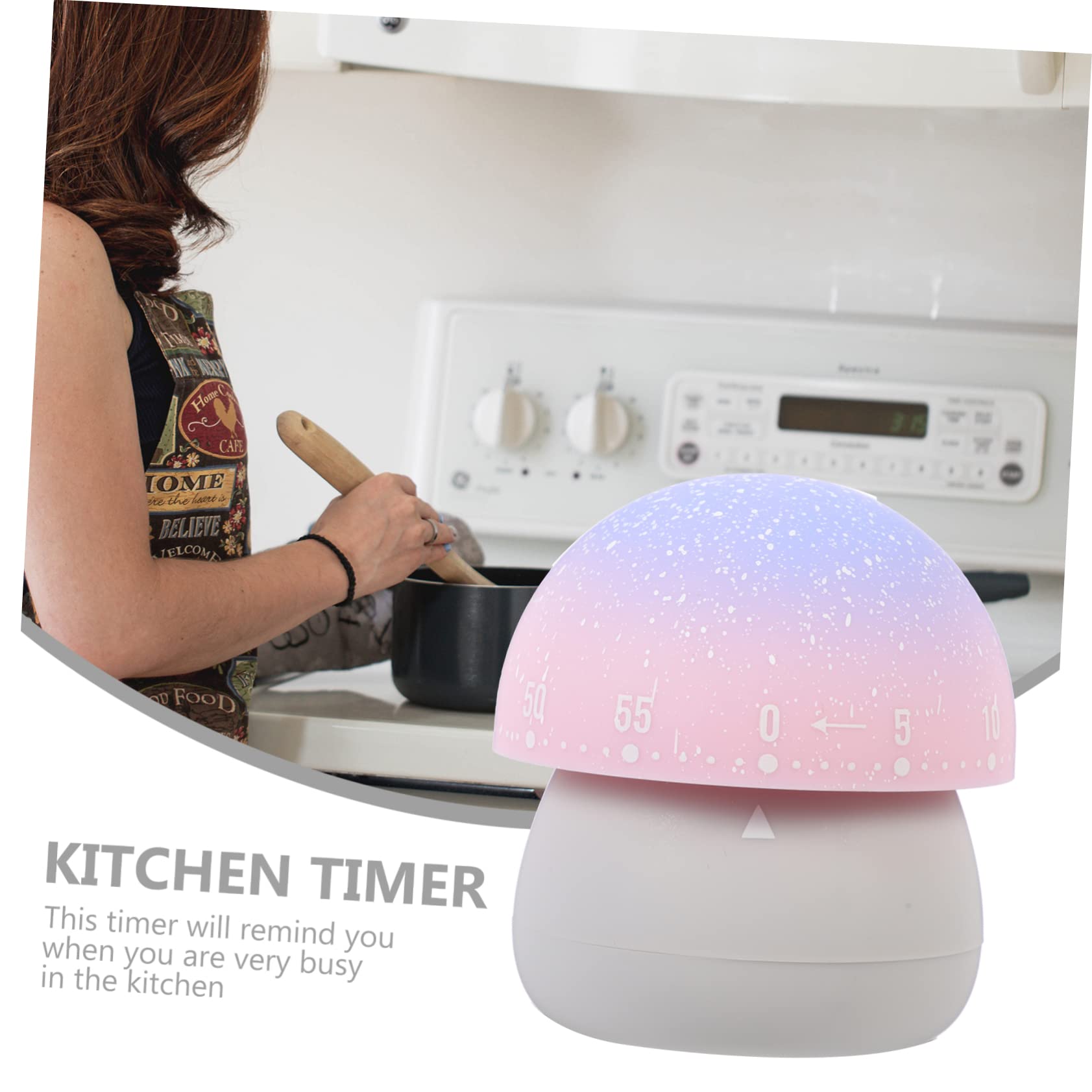 Alipis 2pezzi Timer Meccanico Per Timer Retro Grigio Per e Del Per Frittura e Bollitura