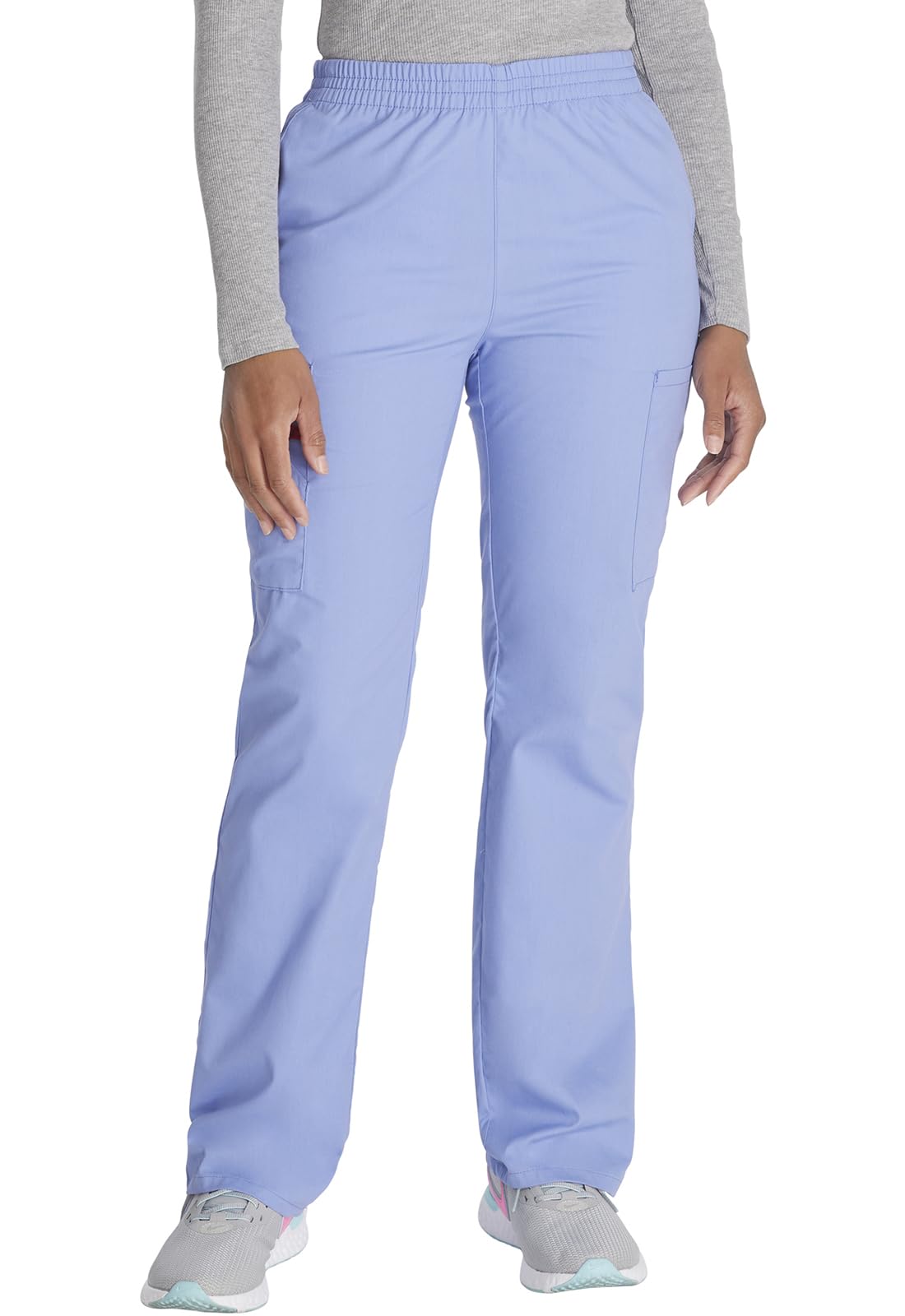Dickies Damen Medizinische Schlupfhose Natural Rise Tapered Leg Pull-on Scrub Pant