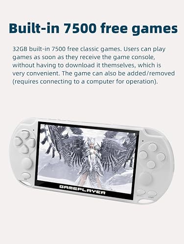 Miniatura 4 de JXD Multifunctional Video Game Console 5.1 inch 7500 Free Retro Games Handheld Game Console Portable Pocket Children's Game Player Mini Arcade