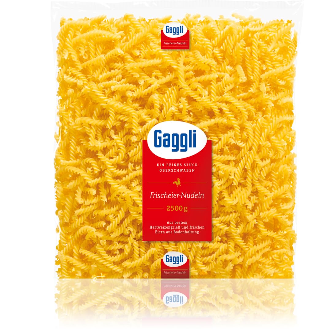 Gaggli Spiralen pasta nudeln 2500 gramm x 12 Stück