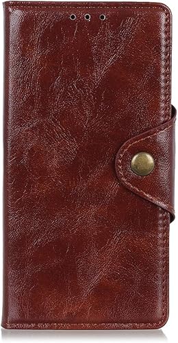 Brand Set Cover K40 Custodia Similpelle Stile Portafoglio Premium con Chiusura Magnetica sicura Chiusura Funzione Staffa Adatto per K40-Marrone