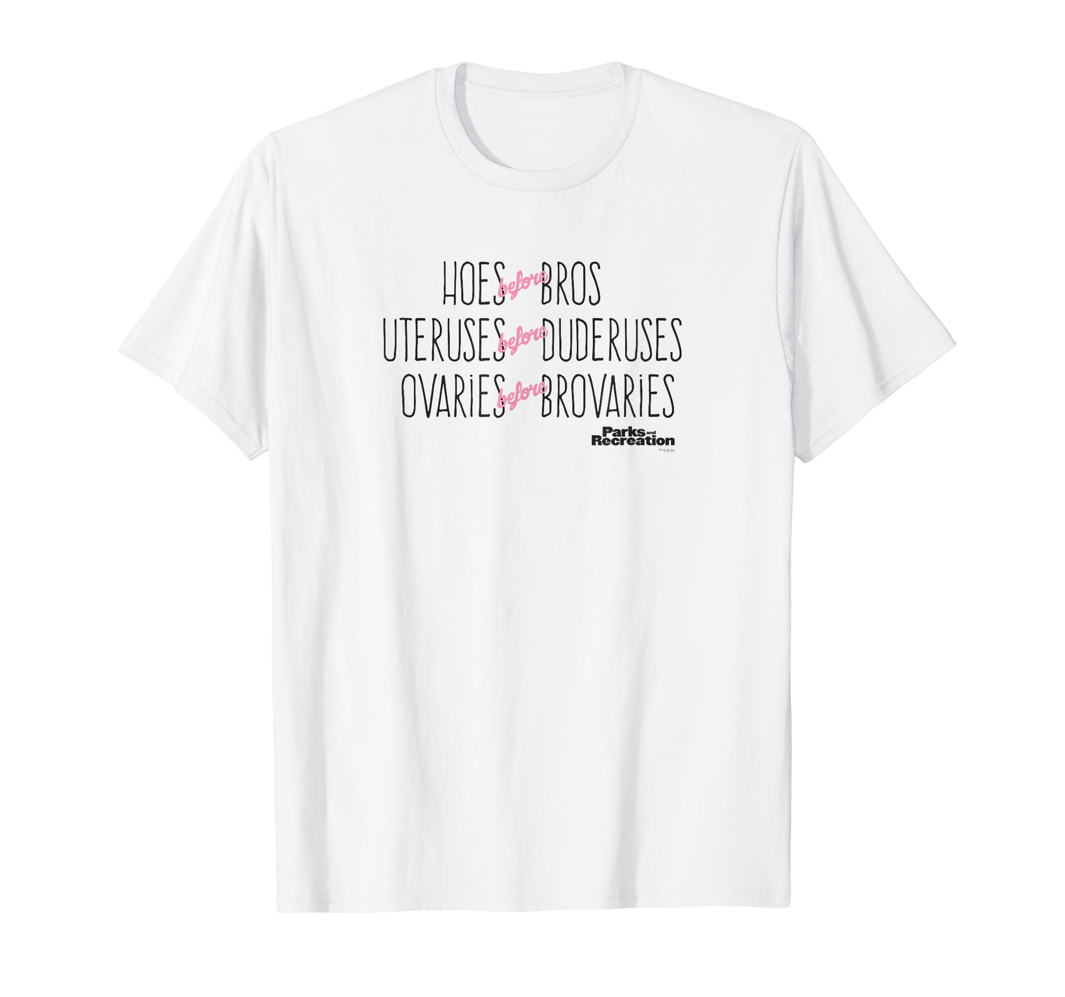 NBCParks and Recreation Hoes before Bros Leslie Knope T-Shirt