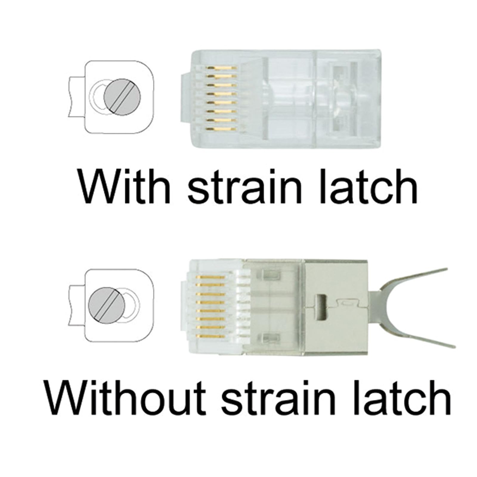VALUE Pinza crimpatrice RJ45 (8P8C) con/senza collegamento