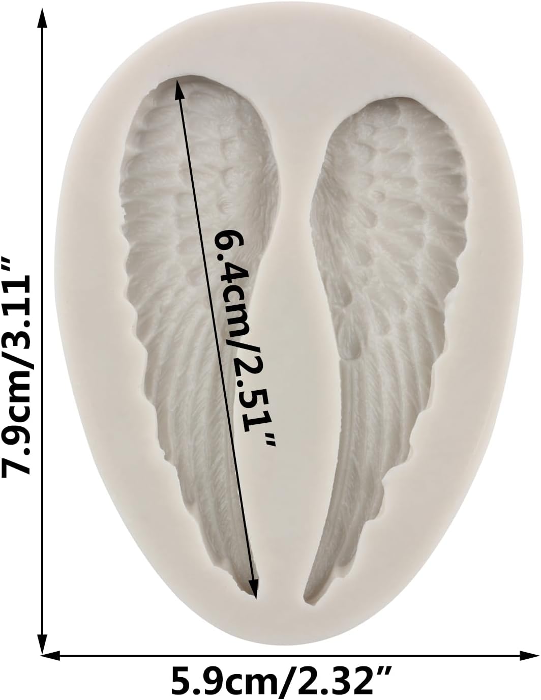 Wings Polymer Clay Mold Angels Wings Silicone Molds