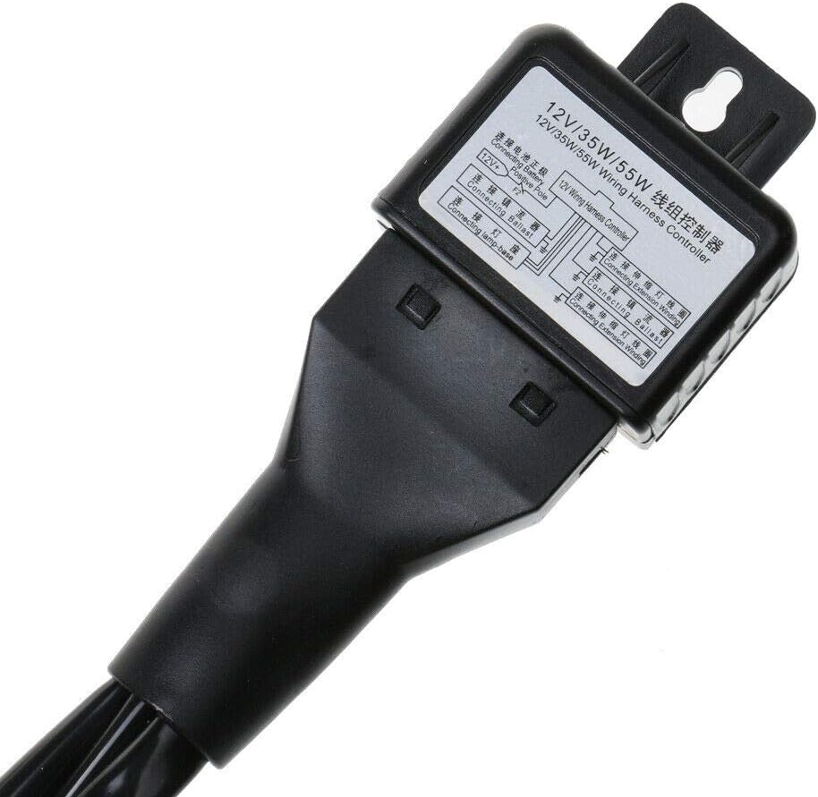 O-NEX HID Relay Harness H4 (9003 HB2) 12V 35W/55W Bi-Xenon Hi/Lo H/L Wiring Controller