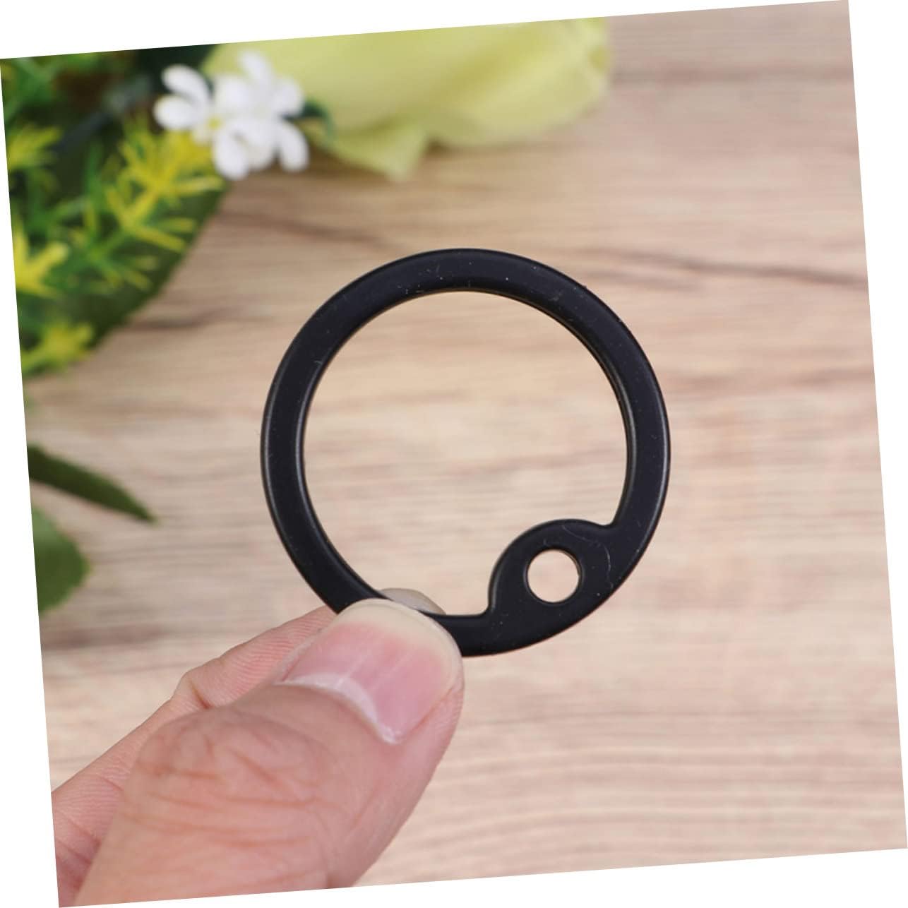 BESPORTBLE 24pcs Dog Tag Silencer Hoops Silicone Noise Reduction for Pet Name Tags Lightweight and Easy Installation Random Colors for Dogs and Cats image 3