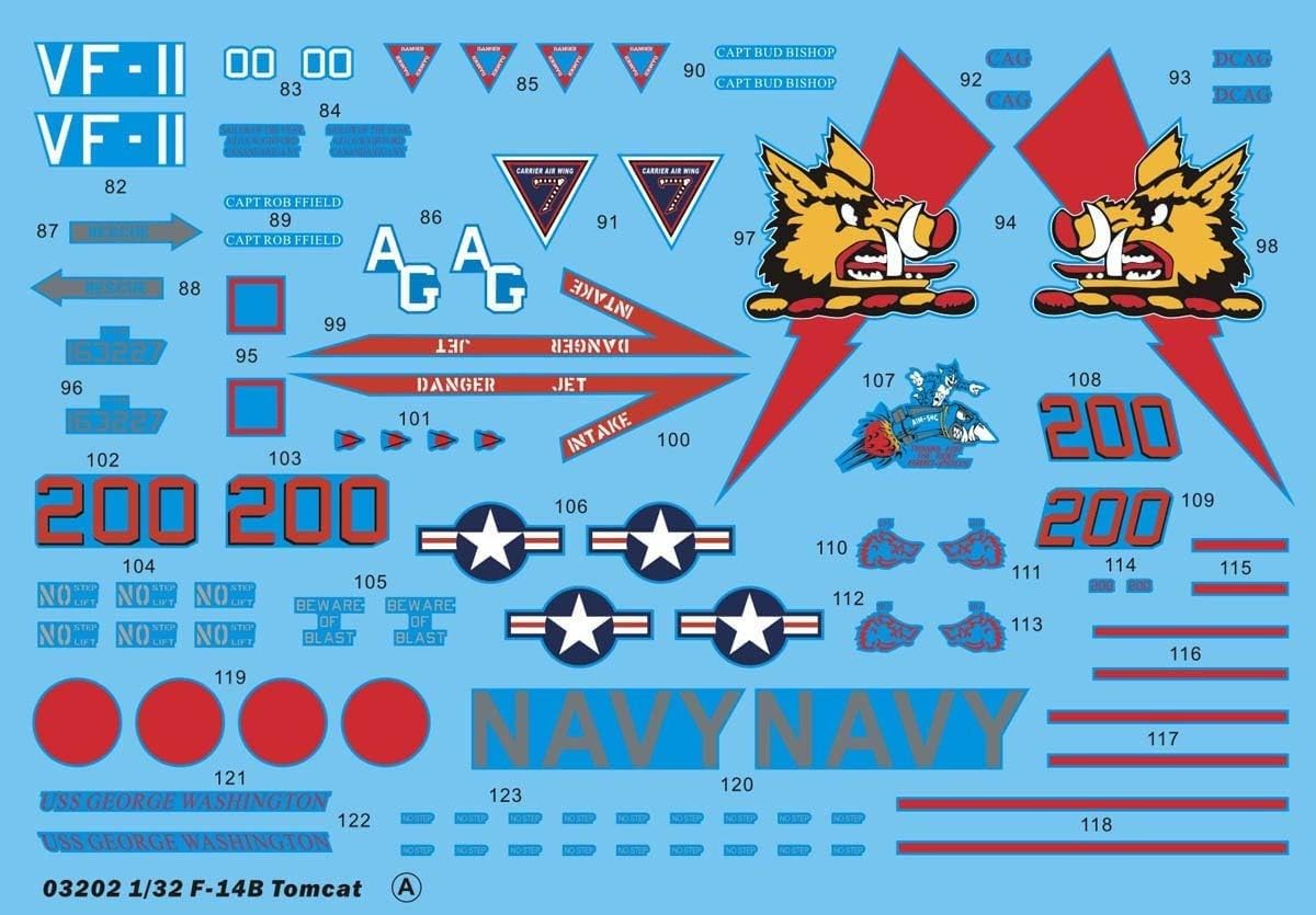 Trumpeter 1/32 F14B Tomcat Fighter Model Kit