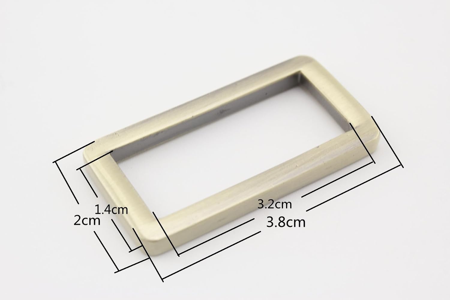 Rectangle ring 1 1/4" / 32mm zinc alloying for buckle straps bags belt purse hardware making,bag replacement Anti bronze U7