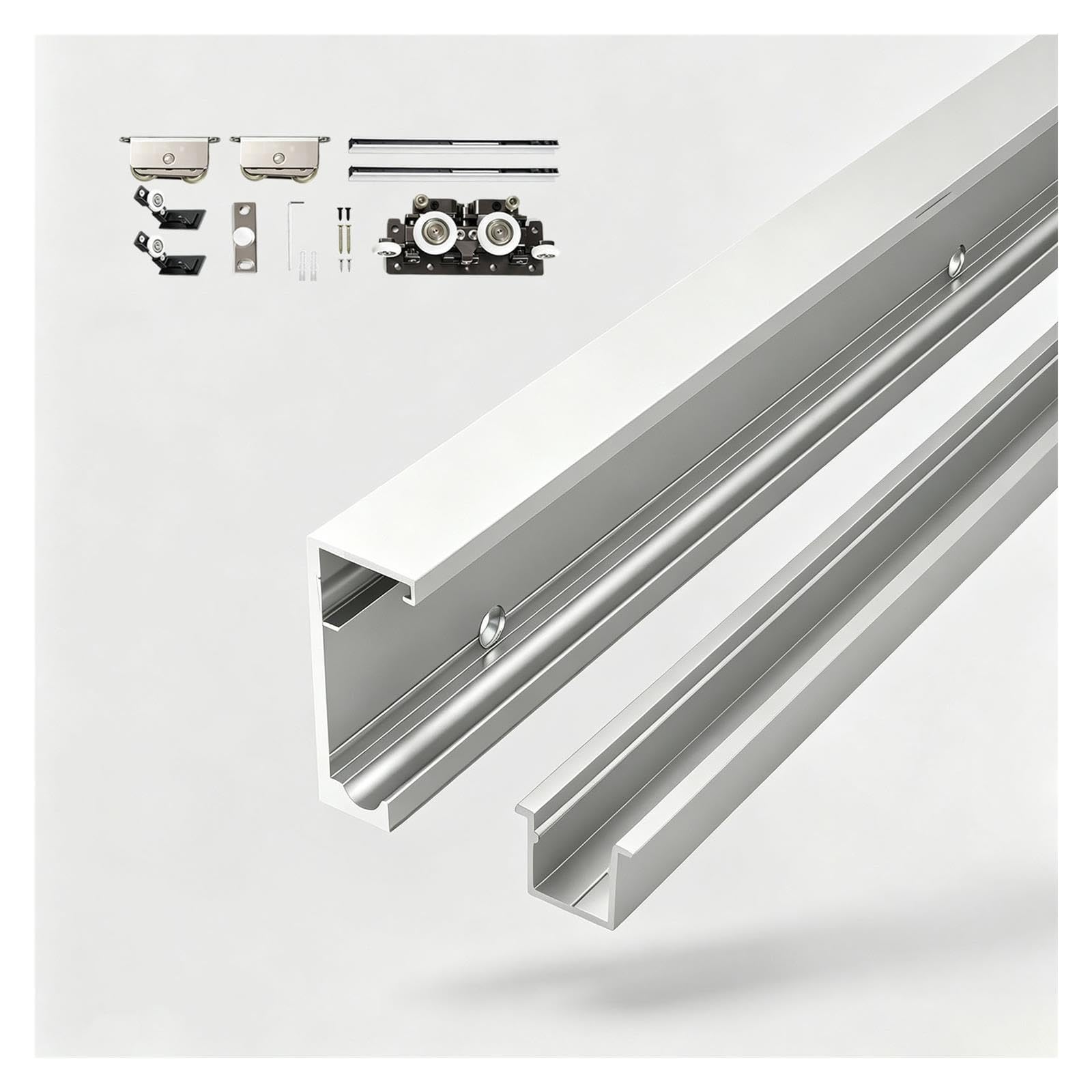 Interiores Modernos Kit Puerta Corredera Para Ahorrar Espacio