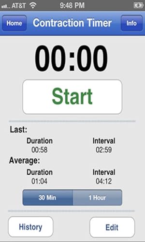 Simple Contraction Timer
