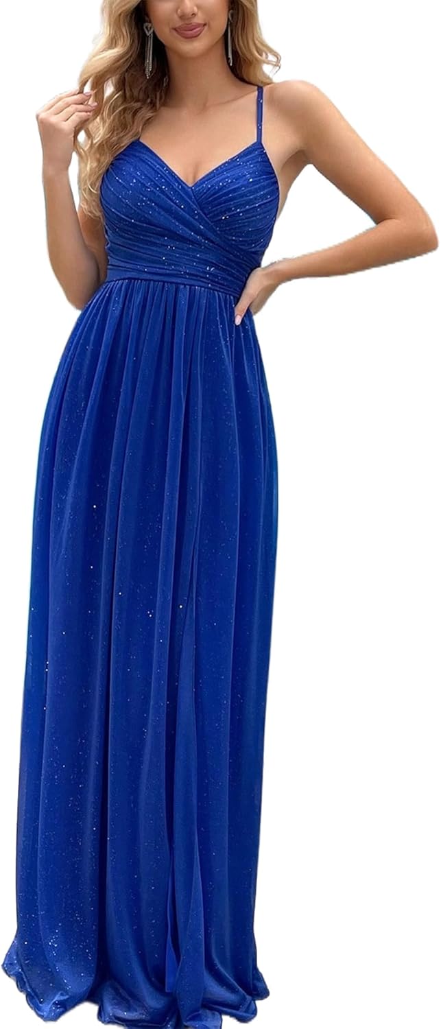 Womens elegant style formal gown for summer occasions