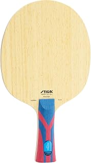 STIGA Table Tennis Racquet: 5-Ply Wood + 2 Outer Carbon Layers for Balanced Speed, Spin & Control