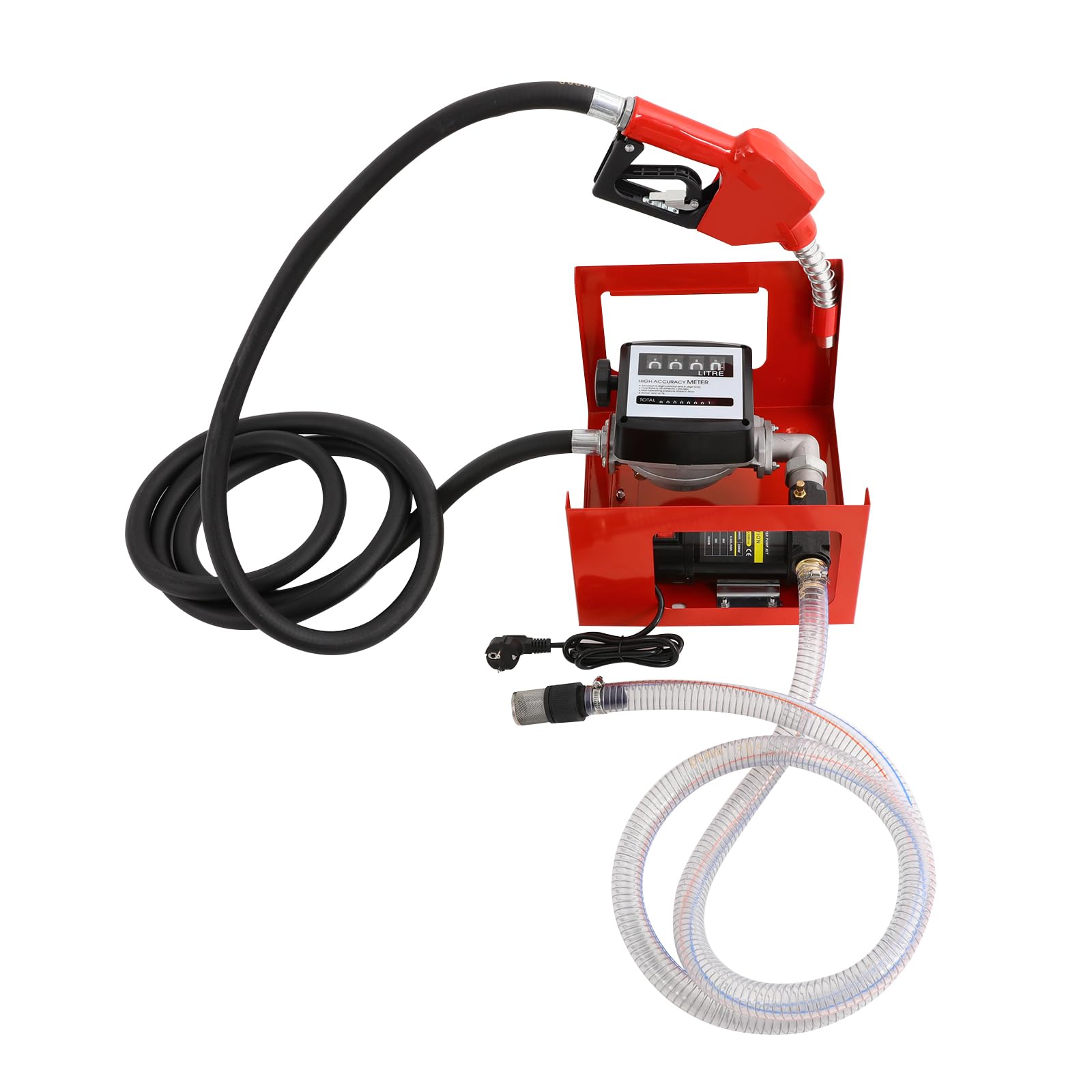Bomba Transferencia Diesel Bomba Gasóleo Eléctrica 230V Con Medidor Digital