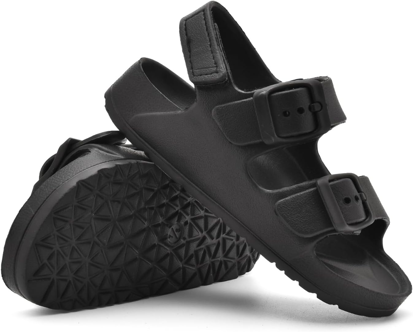 Toddler Unisex Adjustable Buckle Sandals – Comfortable Open Toe Beach & Pool Shoes for Boys & Girls with Back Strap - Image 2