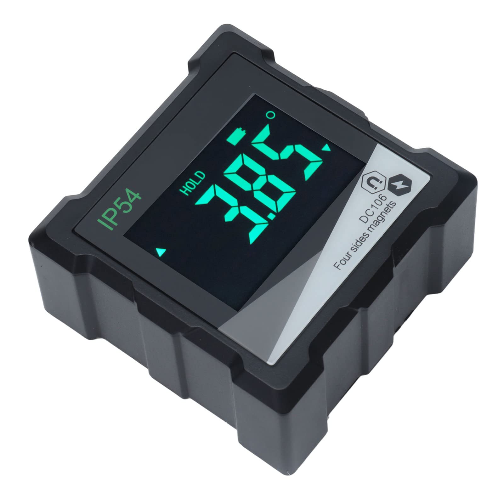Misuratore di smusso magnetico impermeabile IP54 - Mirino angolare digitale e inclinometro con intervallo di 4 x 90 gradi Dotato di schermo LCD EBTN per applicazioni di