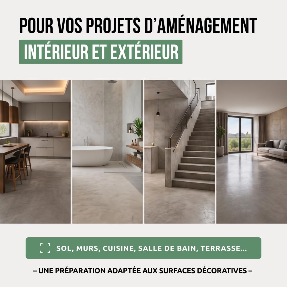 Harmony Béton - Bouche Pores Béton – Imperméabilisant Hydrofuge pour Préparation des Supports Poreux, Couvre env. 50–60 m² – 5 L – beton harmony